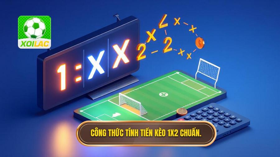 2. Công thức tính tiền kèo 1X2 chuẩn.