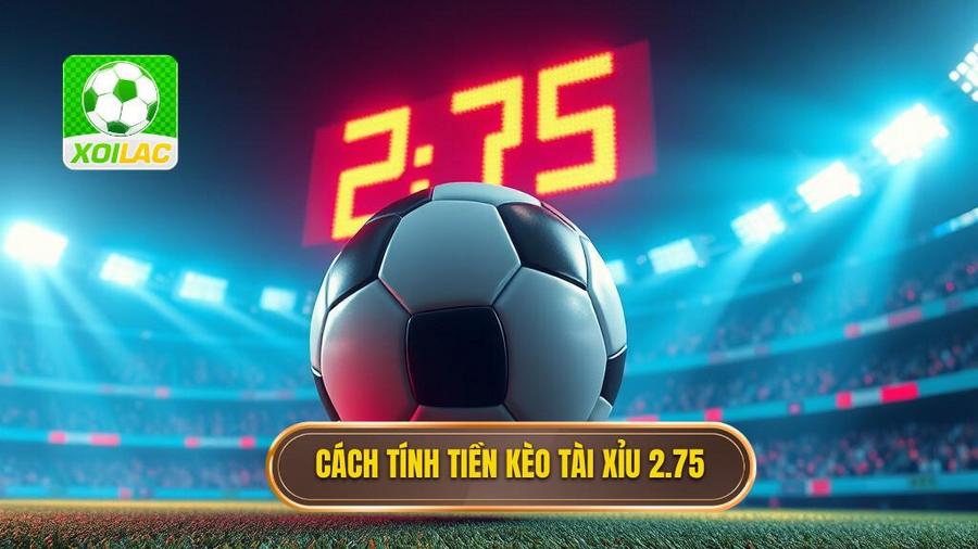 Cách đọc và tính tiền kèo tài xỉu 2.75 chi tiết nhất